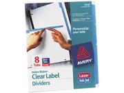 Avery 11411 Index Maker Divider w Color Tabs Blue 8 Tab Letter 5 Sets Pack