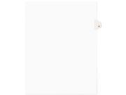 Avery 11916 Avery Style Legal Side Tab Divider Title 6 Letter White 25 Pack