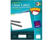 Avery 11999 Index Maker Clear Label Contemporary Color Dividers 8 Tab 25 Sets Pack