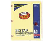 Insertable Big Tab Dividers 8 Tab Letter