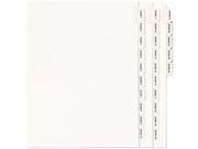 Avery 82106 Allstate Style Legal Side Tab Dividers 25 Tab 1 25 Letter White 25 Set