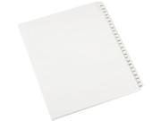 Avery 82189 Allstate Style Legal Side Tab Dividers 25 Tab 151 175 Letter White 25 Set