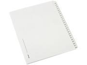 Avery 82192 Allstate Style Legal Side Tab Dividers 25 Tab 226 250 Letter White 25 Set