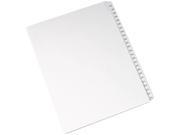 Avery 82193 Allstate Style Legal Side Tab Dividers 25 Tab 251 275 Letter White 25 Set