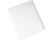 Avery 82194 Allstate Style Legal Side Tab Dividers 25 Tab 276 300 Letter White 25 Set