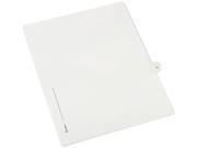 Avery 82208 Allstate Style Legal Side Tab Divider Title 10 Letter White 25 Pack
