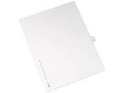 Avery 82209 Allstate Style Legal Side Tab Divider Title 11 Letter White 25 Pack