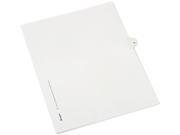 Avery 82213 Allstate Style Legal Side Tab Divider Title 15 Letter White 25 Pack