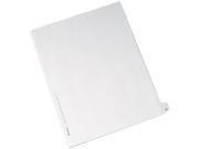 Avery 82224 Allstate Style Legal Side Tab Divider Title 26 Letter White 25 Pack