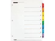 Cardinal 60838 QuickStep OneStep Bulk Index System Title 1 8 Letter Multicolor 24 Sets Box