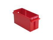 MMF Industries 212070107 Porta Count System Extra Capacity Rolled Coin Plastic Storage Tray Red