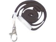 Advantus 75421 Deluxe Safety Lanyards Lobster Claw Hook Style 36 Long Black 24 Box