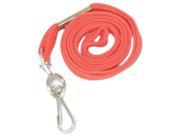 Advantus 75425 Deluxe Lanyards J Hook Style 36 Long Red 24 Box