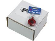 Translucent Retractable ID Card Reel 34 Extension Red 12 Pack