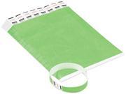 Advantus 75511 Crowd Management Wristbands Sequentially Numbered Green 500 Pack