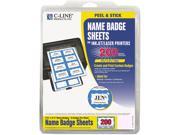 C line 92365 Self Adhesive Inkjet Laser Printer Name Badges 2 1 3 x 3 3 8 Blue 200 Box