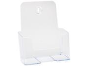 DocuHolder for Countertop or Wall Mount Use 6 1 2w x 3 3 4d x 7 3 4h Clear