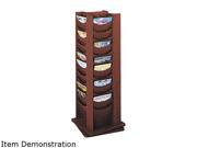 Rotary Display 48 Compartments 17 3 4w x 17 3 4d x 49 1 2h Mahogany