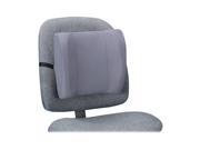 Fellowes 91926 High Profile Backrest w Soft Brushed Cover 13w x 4d x 12 5 8h Graphite