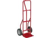 Safco 4084R Two Wheel Steel Hand Truck 500lb Capacity 18w x 47h Red