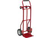 Safco 4086R Two Way Convertible Hand Truck 500 600lb Capacity 18w x 51h Red