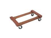 Monster Moving Supplies MT10002 Wood 4 wheel Piano Rubber Cap Dolly