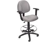 BOSS Office Products B1616 GY Drafting Medical Stools