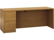 HON 105904LCC 10500 Series Single Pedestal Credenza with Full Height Pedestal