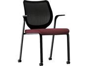 HON N606NT69 Nucleus Multipurpose Chair Black ilira stretch M4 Back Wine Seat Black