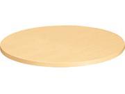 HON 1320DD 30 Self Edge Round Hospitality Table Top Steel Mesh Pattern Natural Maple