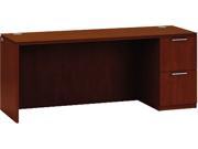 HON VW271RC1Z9JJ Arrive Single Pedestal Credenza Right 72w x 24d x 29 1 2h Henna Cherry