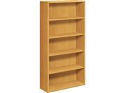 HON 10755C 10700 Series Bookcase 5 Shelves 36w x 13 1 8d x 71h Harvest