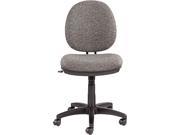 Alera ALEIN4841 Interval Swivel Tilt Task Chair 100% Acrylic with Tone On Tone Pattern Gray