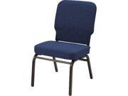 Alera HTB1040SB 3301 Oversize Stack Chair Navy Fabric Upholstery 2 Carton