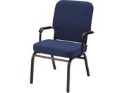 Alera HTB1041SB 3301 Oversize Stack Chair With Arms Navy Fabric Upholstery