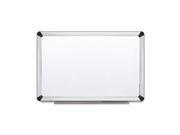 3M P7248FA 72 x 48 Aluminum Frame Elegant Style Porcelain Dry Erase Board