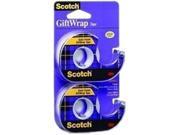 3M 15DM2 Scotch 3 4 Double Pack GiftWrap Tape