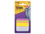 3M 686APLOY Post it Solid Colors Angled Filing Tabs