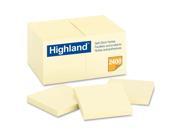 3M 654924PK Highland Self Sticking Note Pads