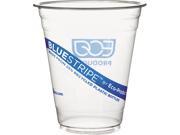 Eco Products EP CR12PK 12 oz BlueStripe Cold Cups 50 Pack