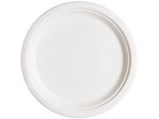 Eco Products EP P005PK 10 DinnerwareSugarcane Dinnerware Plates White 50 Pack