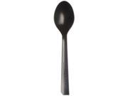 Eco Products EP S113 6 Post Consumer Recycled Polystyrene Spoons Black 1000 Pack