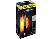 uni ball 1905408 Signo Gel 207 Roller Ball Retractable Gel Pen Black Ink Micro 14 per Box 1 Box