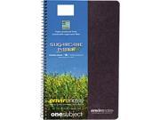 Roaring Spring 13360 Roaring Spring Environotes Sugarcane Notebook 9 1 2 x 6 1 Subj 80 Sheets College Assorted