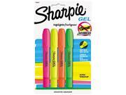 Sharpie 1780477 Sharpie Gel Highlighter Bullet Tip Assorted Colors 4 Pk