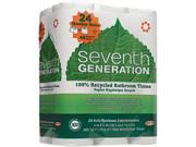 Seventh Generation 13738 100% Recycled Bathroom Tissue Two Ply White 500 Sheets Roll 24 Rolls Pack 1 Pack