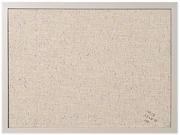 Bi Silque FB0470608 MasterVision Designer Fabric Bulletin Board 24X18 Gray Fabric Gray Frame