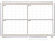 Bi Silque GA03105830 MasterVision 4 Month Planner 36x24 Aluminum Frame