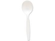 Solo MUWS 0007 Soup Spoon Medium Weight White PK 1000