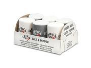 Office Snax 00056 .4 oz Salt .17 oz Pepper Mini Condiment Set